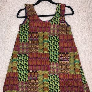 African print dress